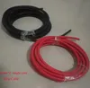 10 m / lote (5m de cor vermelha, 5m de cor preta) 4mm ^ 2 TUV Certificado Single Core PV Solar Cable