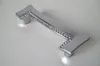 Fashion Deluxe Glass Diamond Handles Silver Chrome Kicken Cabinet Wardreobe Draster Crorter Handle