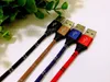 1M New Braided USB Charging Cable For Samsung HTC Sony LG Micro USB Wire With Metal Head Plug USB