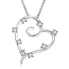 Snowflake animal shape 925 silver Necklace(with chain) 10 pieces a lot mixed style, women's gemstone sterling silver Pendant Necklace EMP11