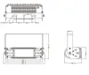 LEDフラッドライト防水IP65屋外モジュール街灯スタジアムランプ用庭園の芝生ガレージ道路