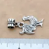 MIC 100PCS Dangle Starożytna srebrna stop Singleded Słodka kutas Charms Big Hole Kulki Fit European Charm Bransoletę A105A3176231062655