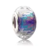 Nuovo arrivo Brillante moda europea Charms Perle di vetro di Murano Fit Style Charms Braccialetti per le donne Accessori gioielli fai da te3704884