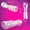 AA Designer Sex Toys Unisex 1PC New Time Delay Crystal Penis Rings Reusable Penis Sleeves Penis Extender Cock Rings Adult Sex Toys For Men 5 Types 0701