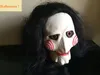 Cadılar bayramı Noel Cosplay maskeli Kostüm partisi yüz Maskesi Hayalet yüz Maskesi Tam Yüz Korku reçine Maske