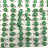 Mixed Shape Small Size Green Turquoise Rings Factory Price Rings Wholesale 50pcs/lot