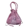 Large Embroidery Sequins Satin Fabric Gift Bags with Handles Birthday Party Favor Bags Drawstring Tote Purse Coin Pocket Packaging Pouch