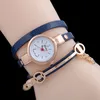 Luxury Quartz Watches With Infinity Band Casual Wristwatch For Girls Women Leather Strap Infinity Plaid Pattern Women Accessori8156122