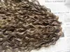 Chiński Human Virgin Loose Wave Remy Hair Weaves Queen Hair Products Brown / Blonde 100g 1Bundle Wątek