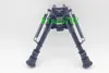 6"-9" Harris Style Tactical Bipod 5 Levels Adjustable Spring Loaded Legs Heavy Duty Bipod