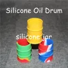 Nova caixas de recipiente de barril de óleo de cera de silicone para extrato de hash butano de bho