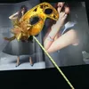 新しいパーティーのマスクゴールドの布でコーティングされた花のサイドベネチアンマスカレードパーティーマスクスティックカーニバルハロウィーンコスチュームミックスカラー送料無料
