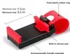 Universal Car Steeling Steering Wheel Cradle Holder Smart Clip Car Bike Mount för mobil iPhone Samsung Cell Phone GPS + Retail Box US03