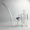 DIY Fumer Bong Ash Catchers 14mm 14.4mm avec Tube De Paille De Verre J-Hook Adaptateur En Plastique Keck Clips pour Conduites D'eau