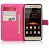Custodia a portafoglio in pelle PU Premium da 30 pezzi per Huawei P9 Custodia a portafoglio in pelle PU premium per Huawei Ascend P9 con slot per carte e porta contanti