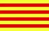 Katalonien Spanien Spanische Flagge 3 Fuß x 5 Fuß Polyester-Banner fliegend 150 * 90 cm Individuelle Flagge für den Außenbereich