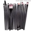 15Pcs Cosmetic Makeup Brushes Set Powder Foundation Eyeshadow Eyeliner Lip Brush Tool Brand Make Up Brushes 100 sets/lot DHL free
