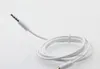 3.5mm Jack AUX Auxiliary Cord Male to Male Stereo Audio Cable for PC for Bluetooth Speaker Phone Laptop DVD MP3 Car Black and white