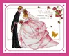 Versprechen der Liebe Hochzeit Kuss Cartoon Gemälde handgefertigte Kreuzstichsticksticke Nadel -Sets gezählt werden auf Leinwand DMC 14CT4261694