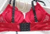 New 2019 high quality Cute pink blue black red gather sexy white lace embroidery pad thin models girls underwear Bra Set4914931