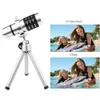 Objectif de caméra télescope 12X Zoom téléobjectif téléphone objectif optique caméra objectif télescope + monture trépied pour iPhone Samsung tous les téléphones
