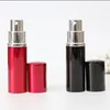 10 ml Rechargeable Portable Mini Parfum Bouteille Atomiseur Vaporisateur Voyageur En Aluminium Vide Parfum Bouteille 7 couleurs