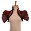 Retro Victorian Women Ruffled Collar Cosplay Accessory Medieval Halloween Party Shoulder Wrap2810