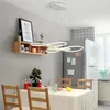 Lámpara colgante Led moderna de doble cara, accesorio de iluminación colgante de aluminio para cocina, comedor, sala de estar, iluminación interior