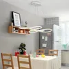 Lampada a sospensione moderna a doppia luce laterale Lampada a sospensione a sospensione in alluminio Lampada a sospensione per cucina Sala da pranzo Illuminazione per interni