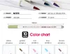 School Supplies Soft Brush Pen STA 10Colors/Box 1-2 mm Metallic Marker Pen DIY Scrapbooking Crafts Art Markers For Stationery