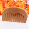 Partihandel Hälsofördelarna med Natural Peach Trä Comb Beard Comb Pocket Comb 11.5 * 5.5 * 1cm