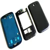100 stks Volledige behuizing Case Cover Middenframe Bezel met zijknoppen en Home Buttons Vervangingen voor Samsung Galaxy S3 I9300 Gratis DHL