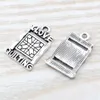 100st Forntida silverlegering "Jag älskar quilting" Charm Pendants för smycken gör armband Halsband DIY Tillbehör 14 x 21mm A-103