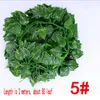 200cm green silk artificial Hanging ivy leaf plants vines leaves diy For Home Bathroom Decoration Garden Party Decor