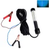 8W Pesca Atraindo equipamentos LED Green subaquática Lula Squid Submersible Boat Night Night Fishing Tackle