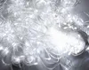 Freies Verschiffen 220V EU-Stecker 50m 400LED Chrismas Lichter Outdoor Warme Weiße Hochzeit Neues Jahr Weihnachten Dekoration Twinkle String Fairy Lights