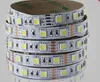 무료 배송 유연한 LED 스트립 빛 SMD5050 DC24V / DC12V 60LEDS / M IP20 IP65 IP68 휴일 파티 조명 ledstrip 테이프 램프 홈 장식