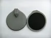 95cm Grey Round Carbon Rubber ElectrodesReusable Replacement Electrode Pads For Massager Tens Microcurrent Machine via dhl6256696
