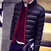 Masculino para baixo por atacado- vendas quentes casuais, homens atraentes de inverno quente magro de jaqueta de moda de casaco bolhas grossa Parka Outerwear