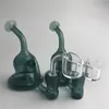 Quartz Banger with Glass Oil Rigs Water Bong 14mm Male Female Joint Mini Little Klein Bongs 3mm Thick L XL Domeless Nail