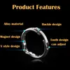 4 Size Adjustable Size Penis Rings For Male Magnetic Physiotherapy Metal V Type Circumcision Erection Cock Ring Sex Toys for Men2280207