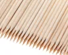 Cuticle Pushers Orange Wood Sticks Nail Art Pusher Remover Beauty Tool Wooden Push257J