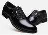 Estilo Britânico Genuine Couro Homens Oxfords Lace-Up Business Homens Sapatos De Casamento Sapatos Homens Dress Sapatos