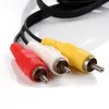 160 cm AV TV RCA Cabo de Vídeo Cabo Para Game Cube / Para SNES GameCube / Para Nintendo Para N64 64 Atacado 50 pcs