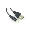 100 stks / partij USB Laadkabels aan DC 2,5 mm tot USB-plug / Jack-netsnoer