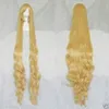 curly golden blonde wigs