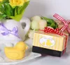 Favores de boda caja de regalo de jabón de pato amarillo barato práctico de boda únicos de bodas de boda favores 20pcs / lot