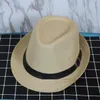 Vogue Men Donne Cappelli di paglia Soft Fedora Panama Cappelli Outdoor Sarty Brim Caps Colori Scegli ZDS * 10