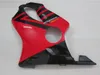 100% Fit Insprutning Kit för Honda CBR600 F4 1999 2000 Röd svart eftermarknad Body Fairings Set CBR 600 F4 99 00