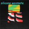 Boxen kleinere Wachmatebeh￤lter Big Silicon Gummi Silicon Speicherquadratform Wachsgl￤ser DAB -Konzentrat -Werkzeug Dabber￶lhalter Silikon Bong